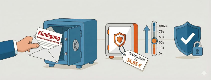 Bankschließfach versicherung gekündigt